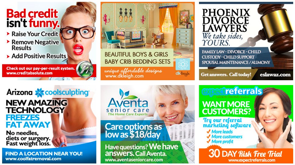 Ad Designs For Various Companies