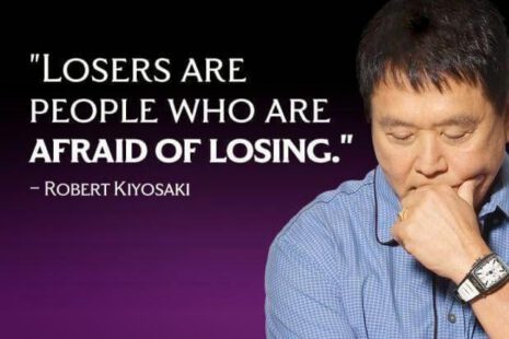 Losers Are People Who Are Afraid Of Losing