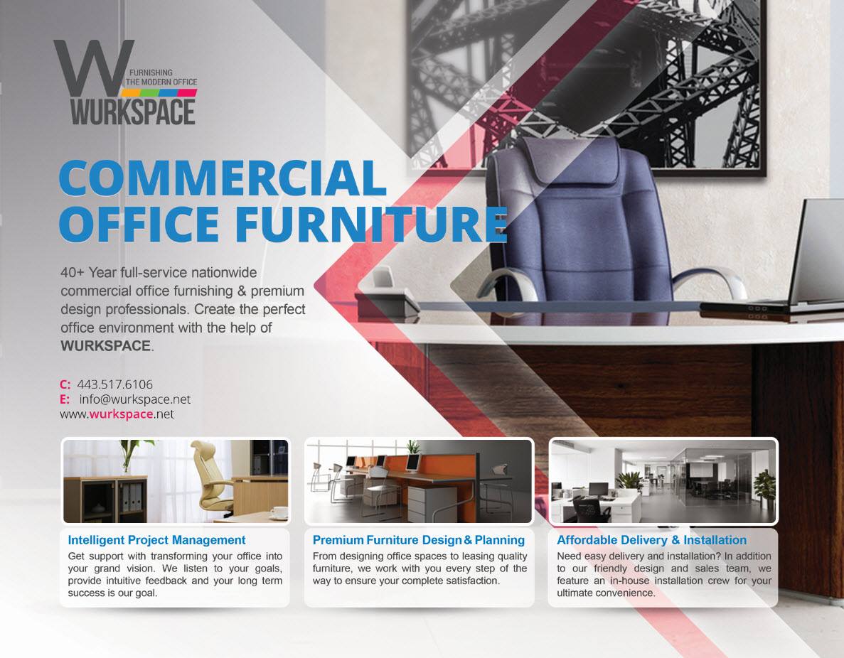 Mock-ups For A Commercial Office Furniture Company