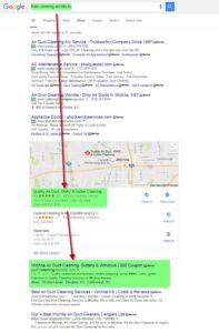 SEO For An Air Duct Cleaning Company