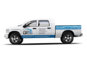 Truck Graphics For A Property Management Company