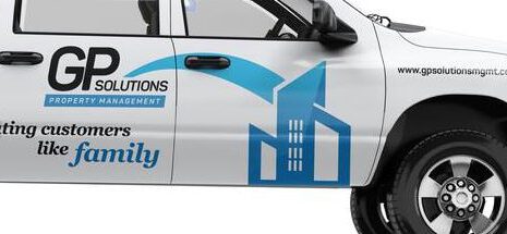 Truck Graphics For A Property Management Company