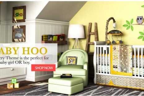 Web Design For A Baby Crib Bedding Company