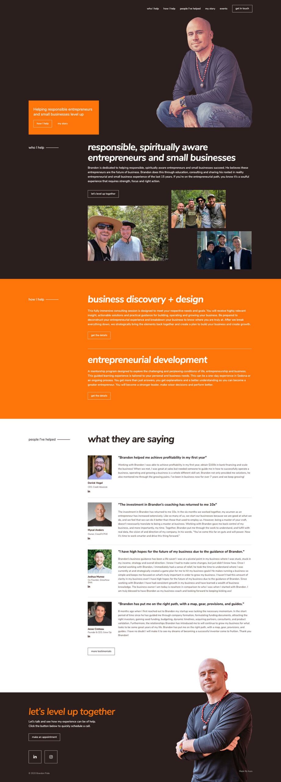 Web Design For A Business Consultant
