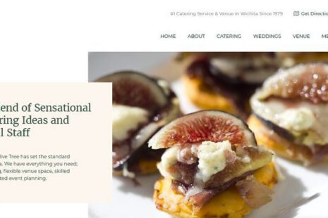 Web Design For A Catering And Venue Company