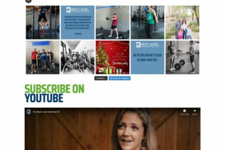 Web Design For A CrossFit Training Facility