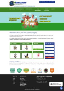 Web Redesign For A Pest Control Company