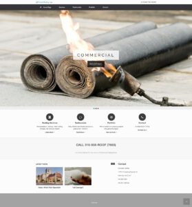 Web Redesign For A Wichita Roofing Company