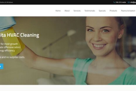 Website Redesign For A Cleaning Business